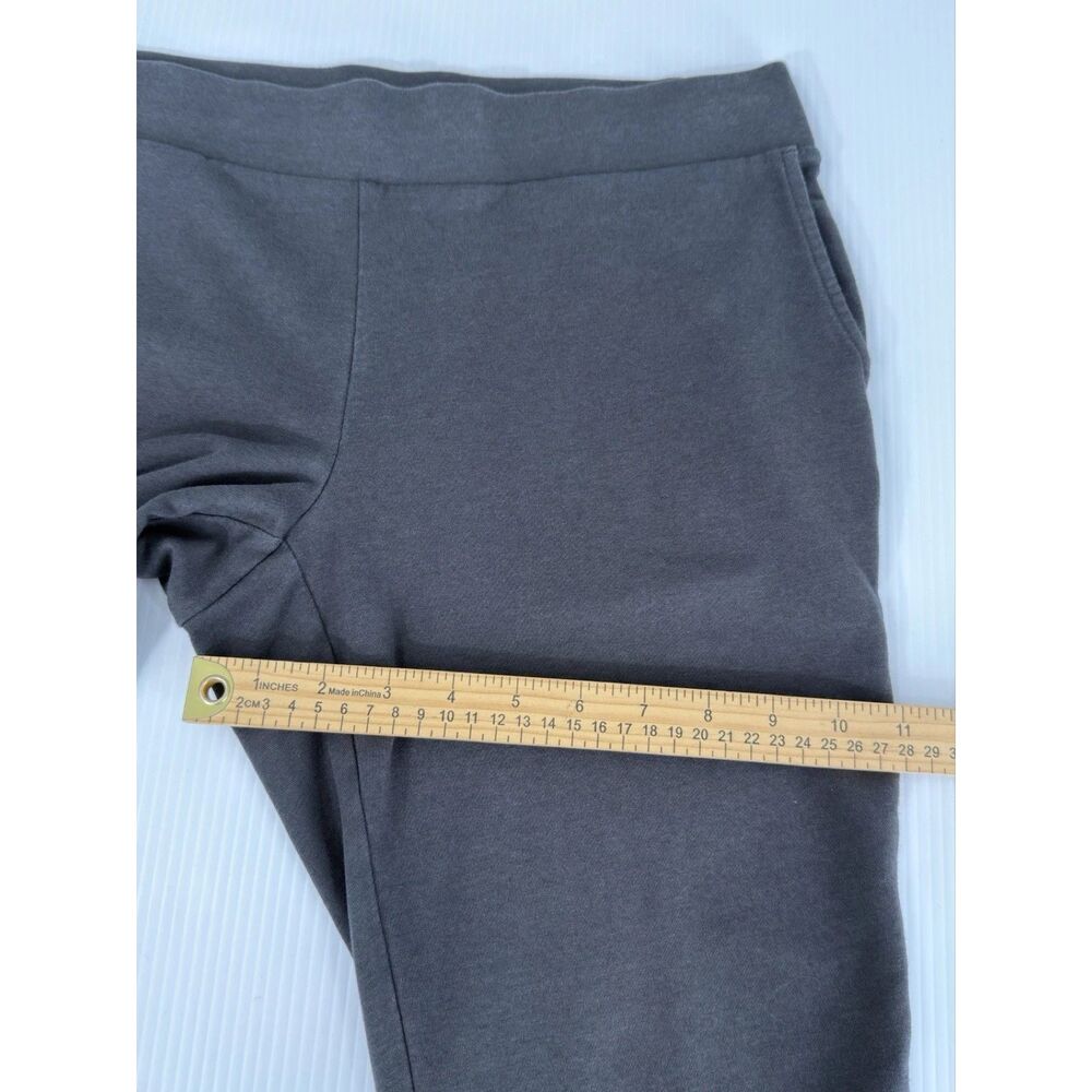 Pure Jill Affinity French Terry Slim Crop Pants Sz SP (32x22) Gray Pima Modal - Picture 6 of 9